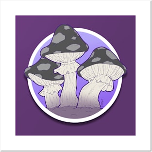 A Few Proud Mushrooms (Asexual) Posters and Art